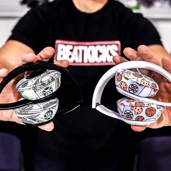 Beat Kicks Headphone Covers - Cheetah Print - Protective, Washable, Reg Size New - Picture 9 of 9